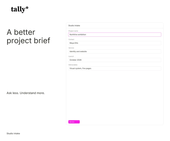 Tally: Collection composition