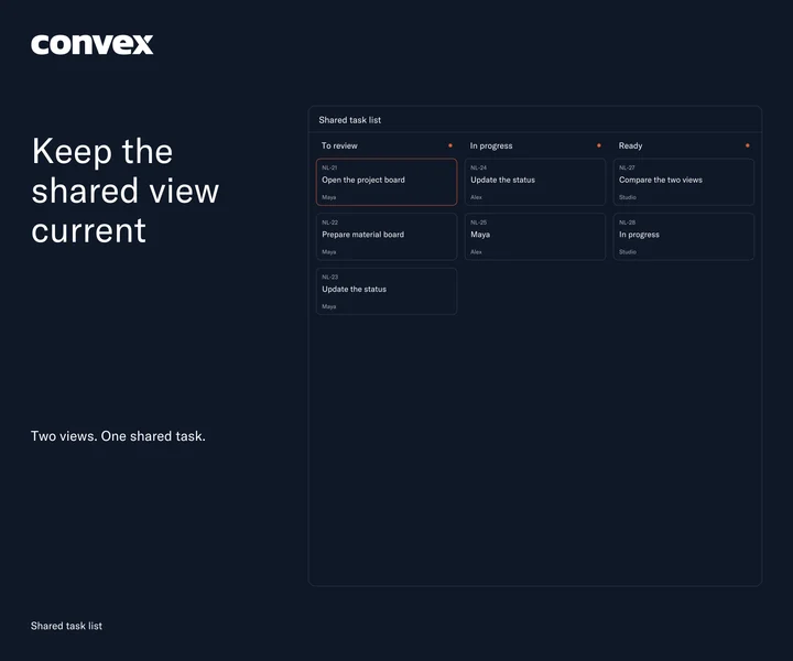 Convex: Collection composition